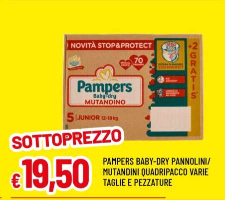 Pampers Baby-Dry Pannolini/Mutandini