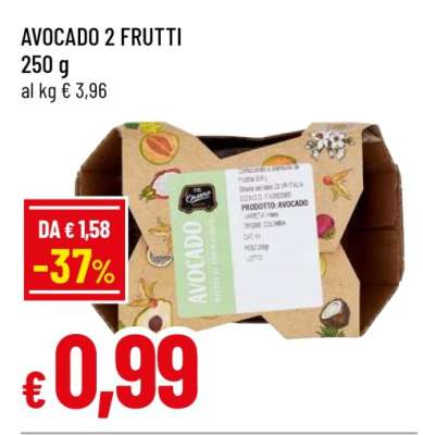 AVOCADO 2 FRUTTI