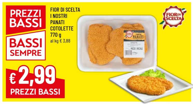 FIOR DI SCELTA I NOSTRI PANATI COTOLETTE