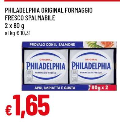 PHILADELPHIA ORIGINAL FORMAGGIO FRESCO SPALMABILE