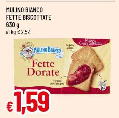 MULINO BIANCO Fette Biscottate