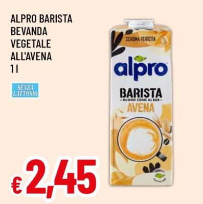 ALPRO BARISTA BEVANDA VEGETALE ALL'AVENA