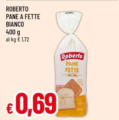 ROBERTO PANE A FETTE BIANCO