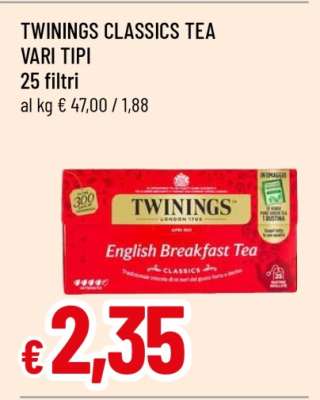TWININGS CLASSICS TEA