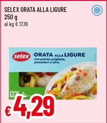 SELEX ORATA ALLA LIGURE