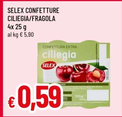 SELEX CONFETTURE CILIEGIA/FRAGOLA