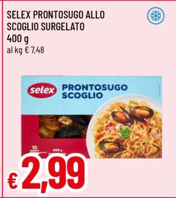 SELEX PRONTOSUGO ALLO SCOGLIO SURGELATO
