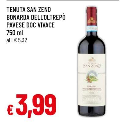 TENUTA SAN ZENO BONARDA DELL'OLTREPÒ PAVESE DOC VIVACE