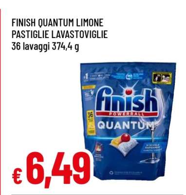 FINISH QUANTUM LIMONE PASTIGLIE LAVASTOVIGLIE