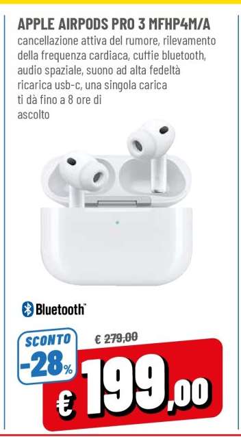 APPLE AIRPODS PRO 3 MFHP4M/A