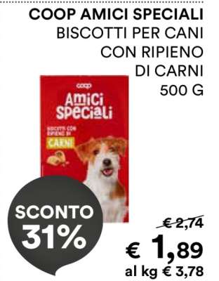 COOP AMICI SPECIALI Biscotti per Cani