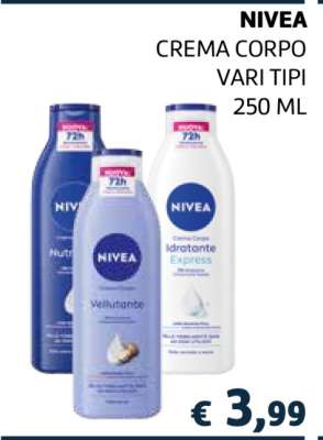 NIVEA CREMA CORPO