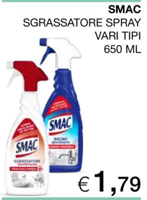 SMAC SGRASSATORE SPRAY