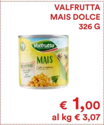 VALFRUTTA MAIS DOLCE
