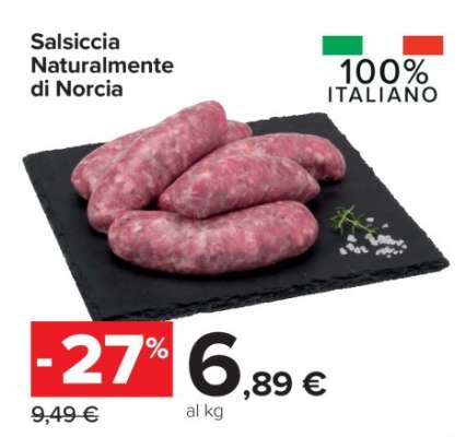 Salsiccia Naturalmente di Norcia