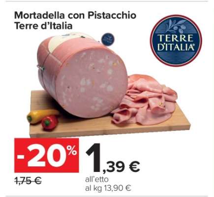 Mortadella con Pistacchio Terre d’Italia
