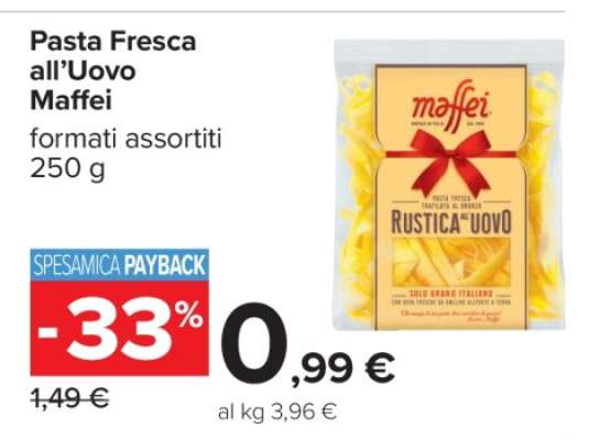 Pasta Fresca All’Uovo Maffei
