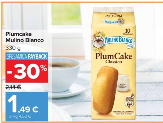 Plumcake Mulino Bianco