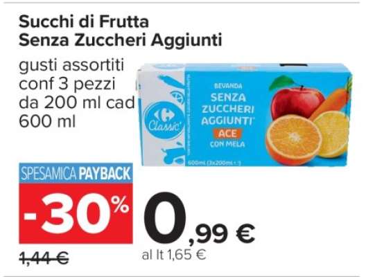 Succhi di Frutta Senza Zuccheri Aggiunti