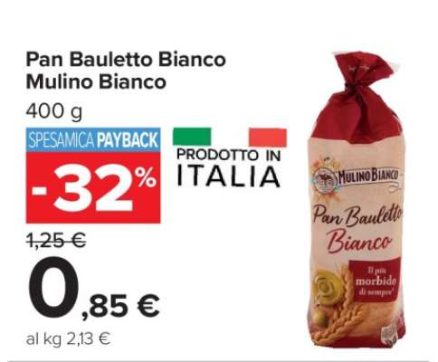Pan Bauletto Bianco Mulino Bianco