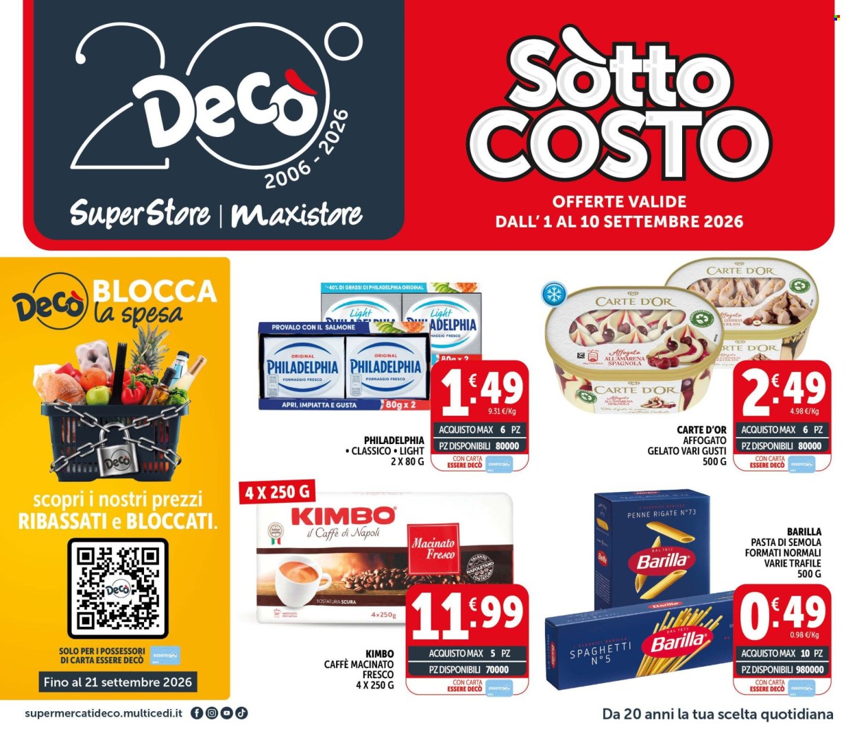 Volantino Deco - 1/9/2026 - 10/9/2026. Pagina 1