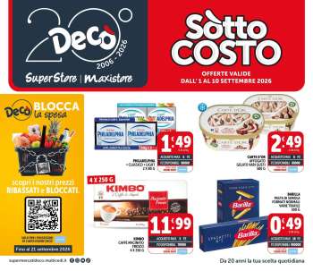 Volantino Deco - 1/9/2026 - 10/9/2026.