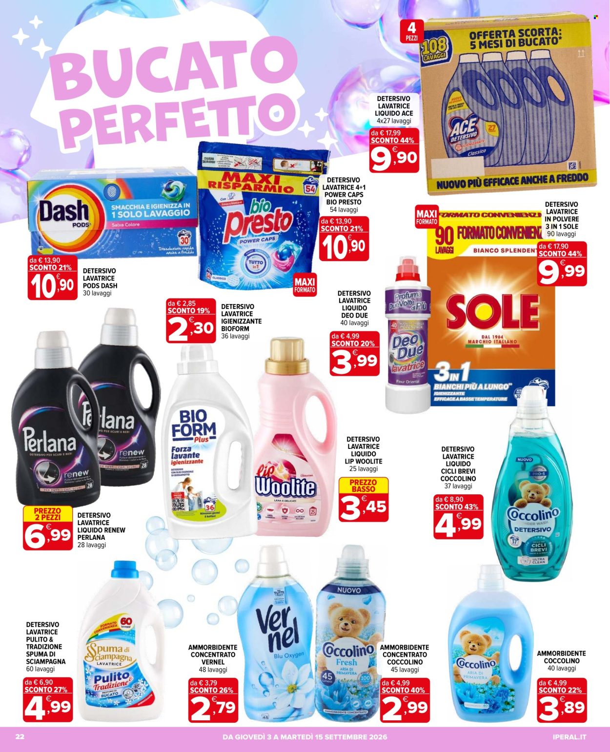 Volantino Iperal - 3/9/2026 - 15/9/2026. Pagina 22