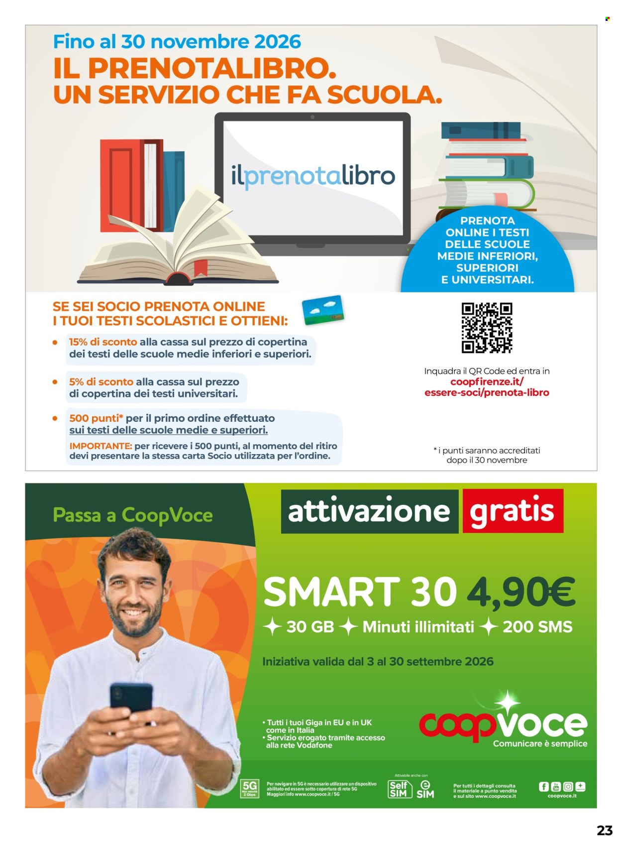 Volantino Coop - 3/9/2026 - 16/9/2026. Pagina 23