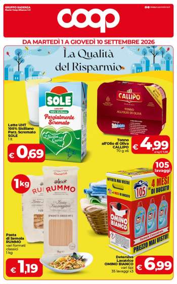 Volantino Coop - 1/9/2026 - 10/9/2026.