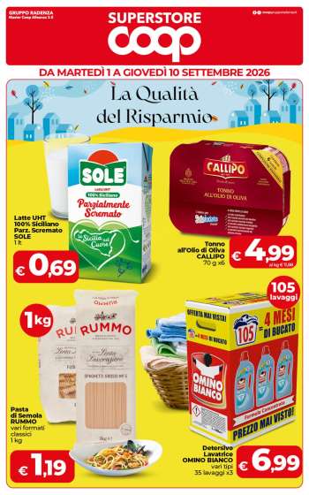 Volantino Coop - 1/9/2026 - 10/9/2026.
