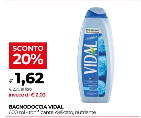 BAGNODOCCIA VIDAL