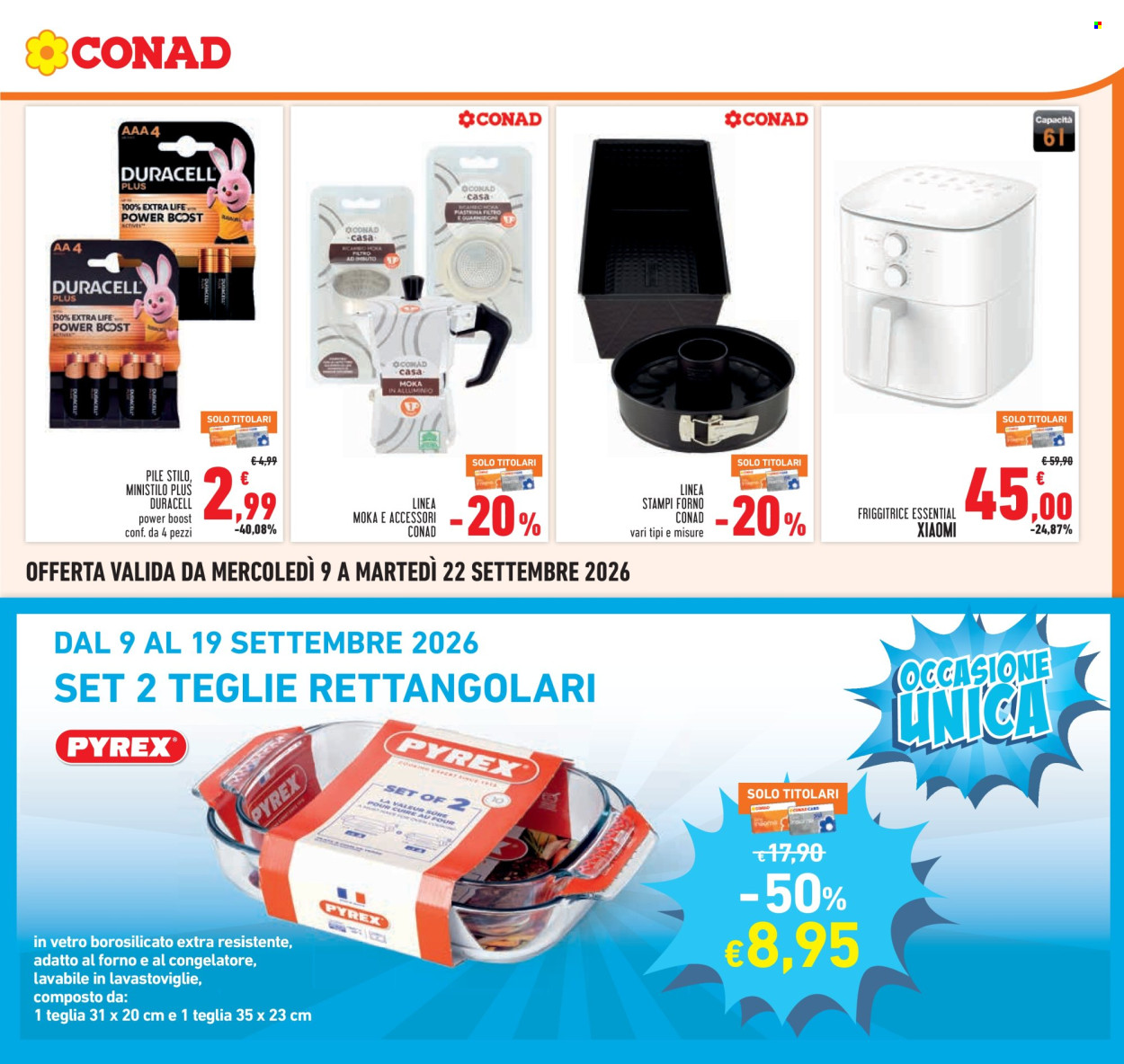 Volantino Conad - 9/9/2026 - 22/9/2026. Pagina 25