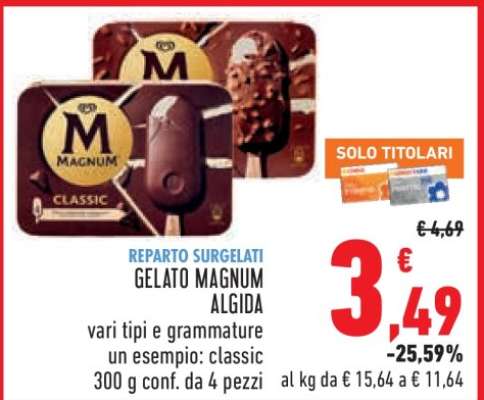 GELATO MAGNUM ALGIDA
