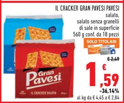 Il Cracker Gran Pavesi Pavesi