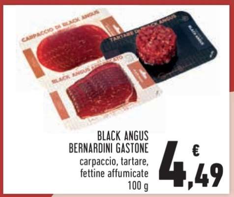 BLACK ANGUS BERNARDINI GASTONE