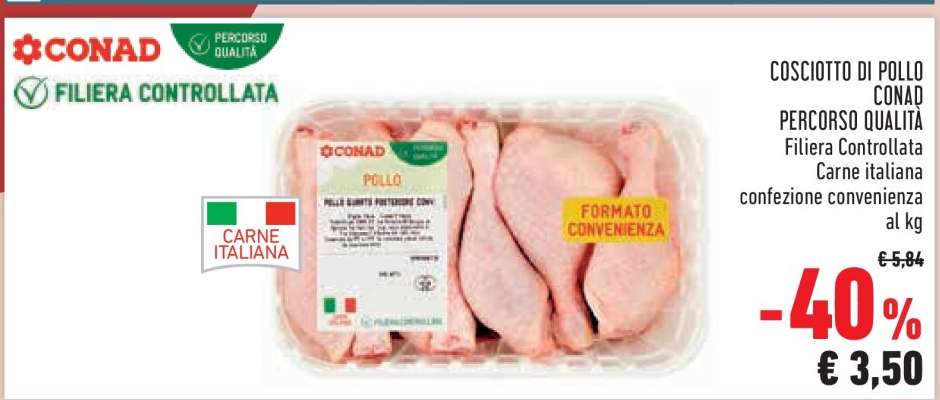 COSCIOTTO DI POLLO CONAD