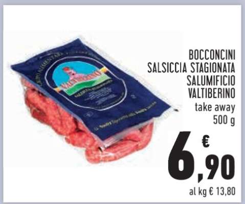 BOCCONCINI SALSICCIA STAGIONATA SALUMIFICIO VALTIBERINO