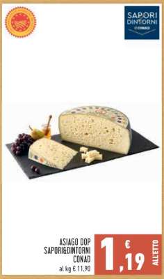 Asiago DOP Sapori&Dintorni Conad
