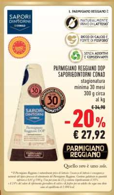 Parmigiano Reggiano DOP Sapori&Dintorni Conad