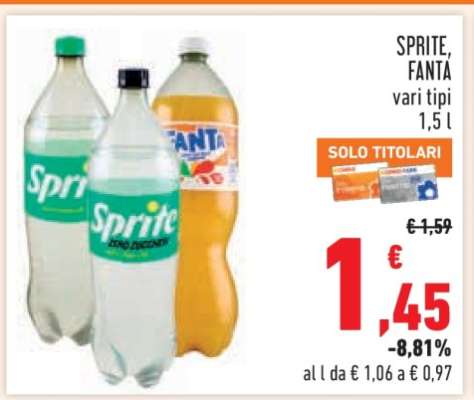 SPRITE/FANTA