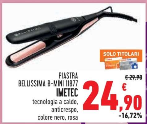 PIASTRA BELLISSIMA B-MINI 11877 IMETEC