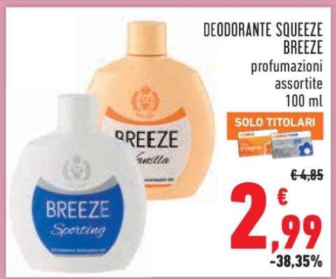 Deodorante Squeeze Breeze