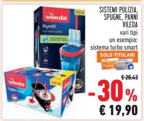 SISTEMI PULIZIA, SPUGNE, PANNI VILEDA