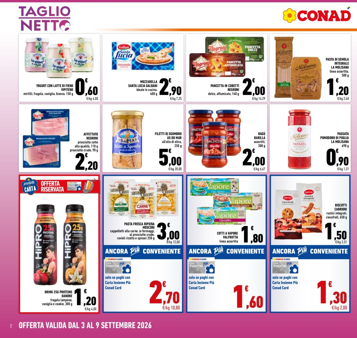 Volantino Conad - 3/9/2026 - 9/9/2026. Pagina 2