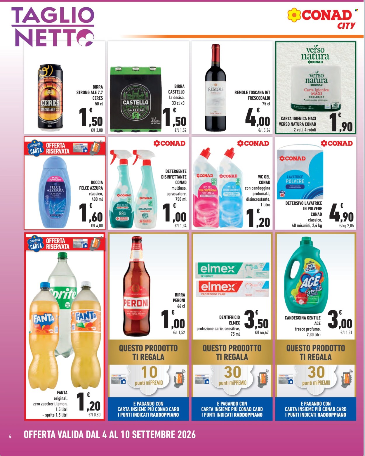 Volantino Conad City - 4/9/2026 - 10/9/2026. Pagina 4