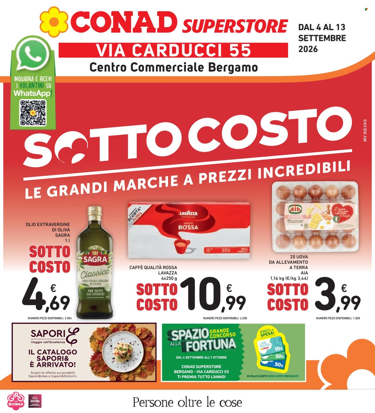 Volantino Conad Superstore - 4/9/2026 - 13/9/2026. Pagina 1