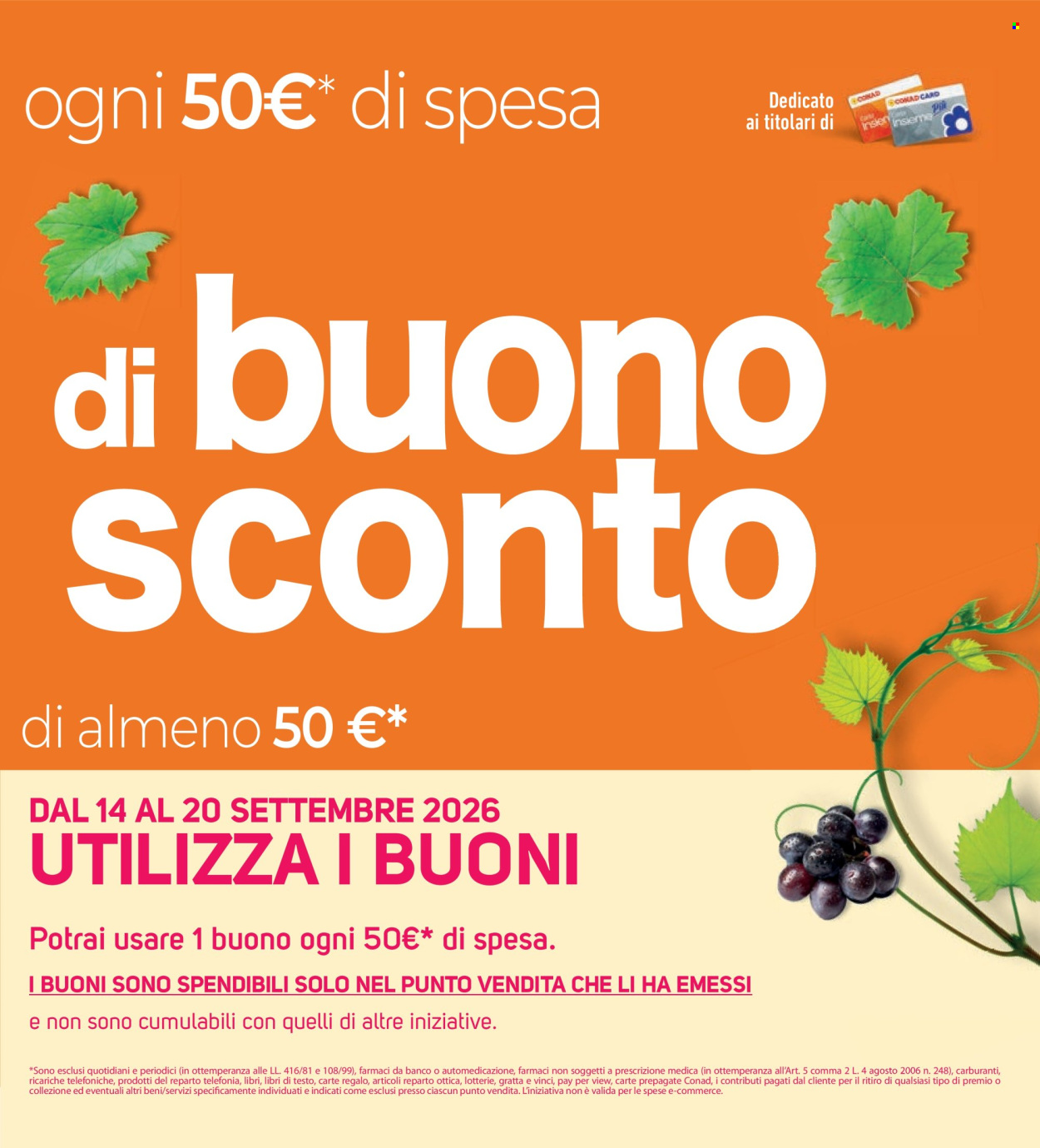 Volantino Spazio Conad - 4/9/2026 - 13/9/2026. Pagina 3