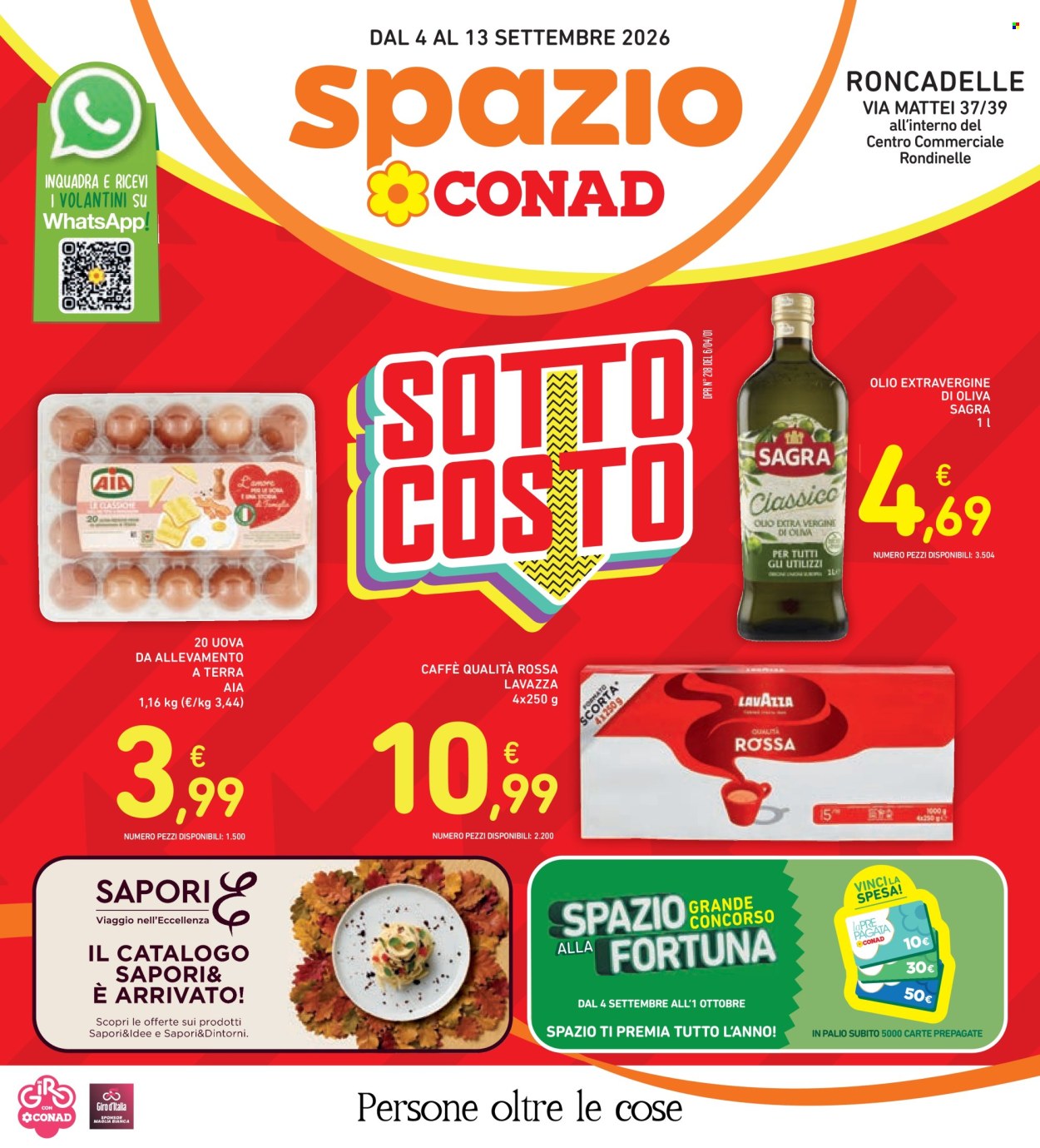 Volantino Spazio Conad - 4/9/2026 - 13/9/2026. Pagina 1