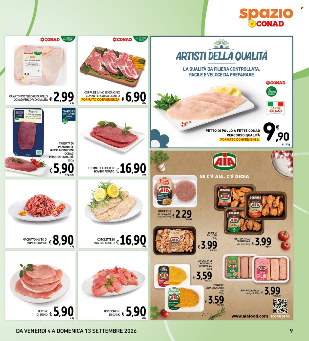 Volantino Spazio Conad - 4/9/2026 - 13/9/2026. Pagina 9