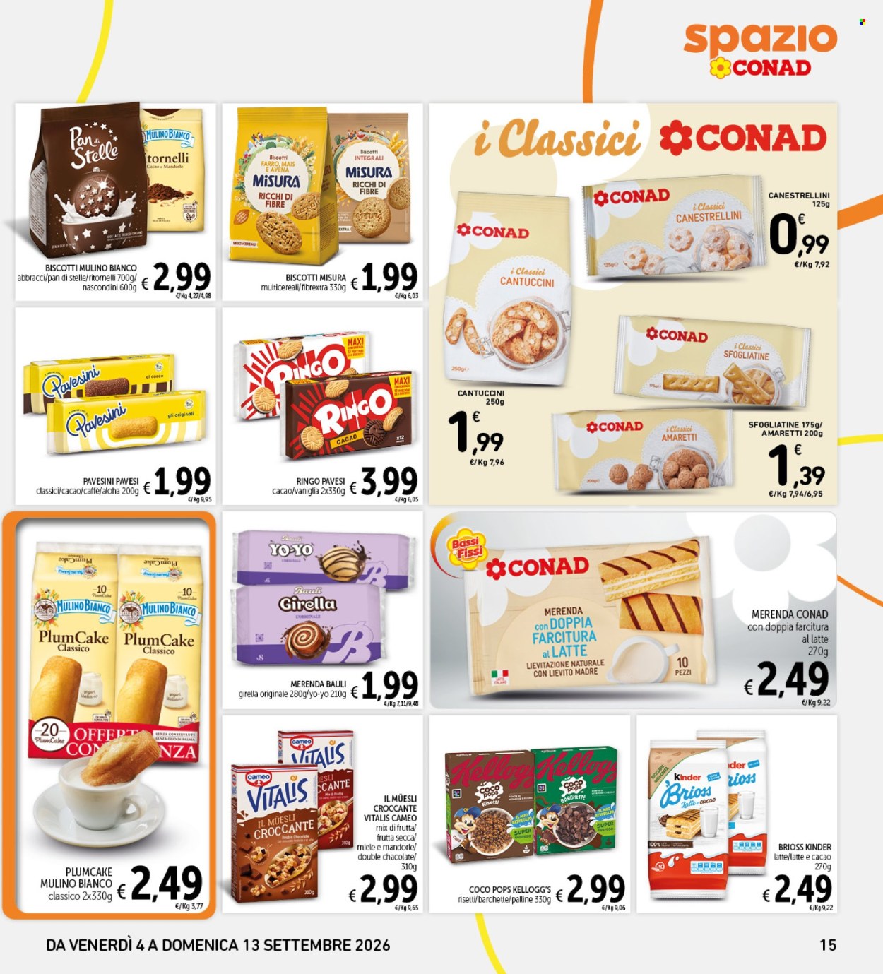 Volantino Spazio Conad - 4/9/2026 - 13/9/2026. Pagina 15